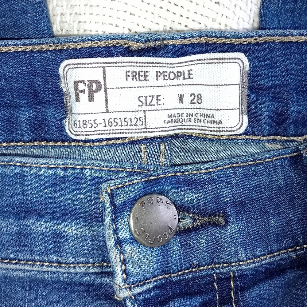 Free People Great Heights Frayed Skinny Jeans - Picture 9 of 14